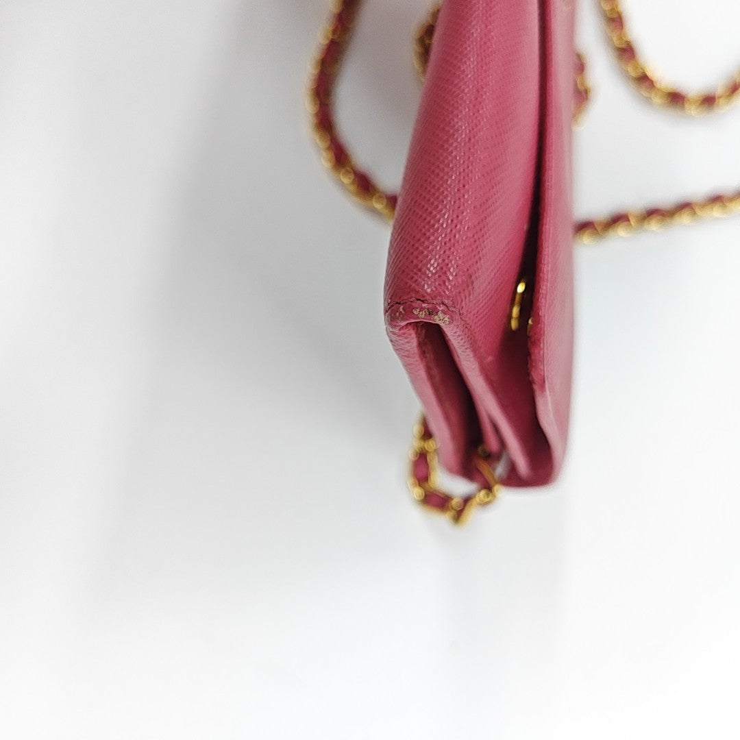 Calfskin Shoulder Bag Red