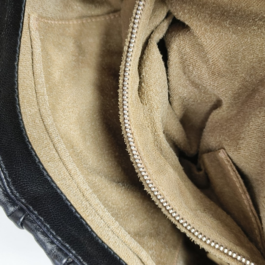 Lambskin Crossbody Bag Black