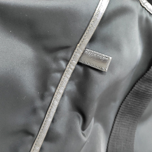 Nylon Shoulder Bag Black