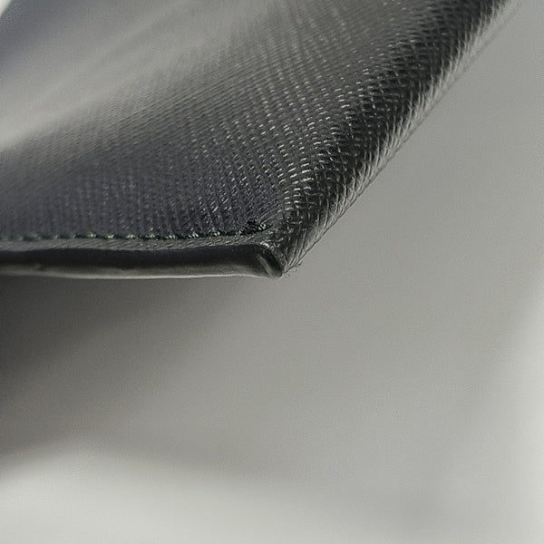 Saffiano Calfskin Clutch Black