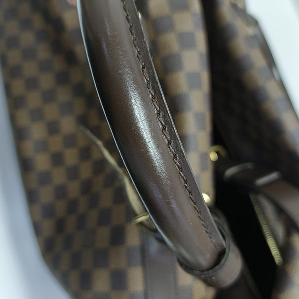 EOLE Damier Ebene Coated Canvas Brown