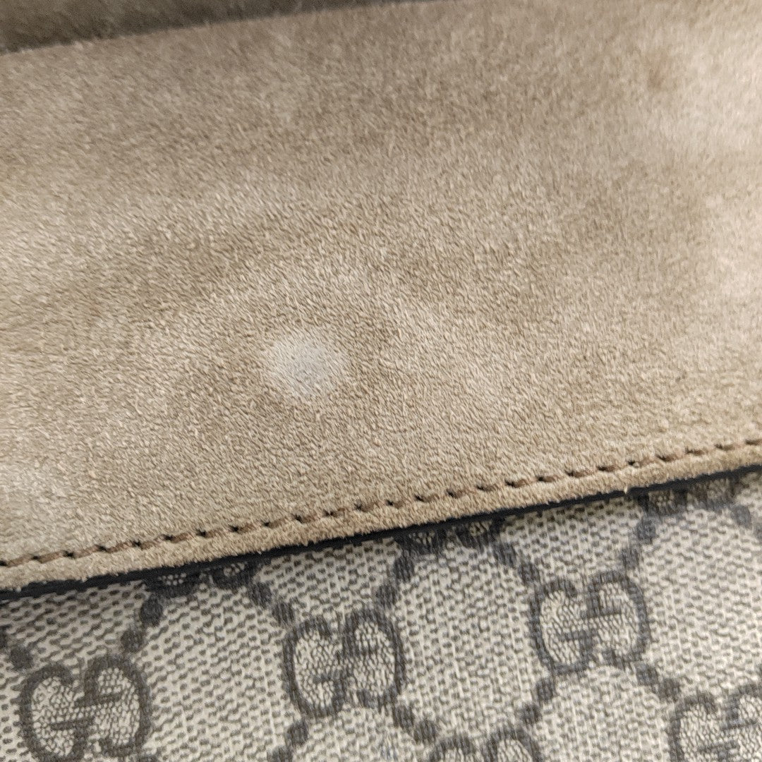Dionysus Mini Monogram Coated Canvas Beige