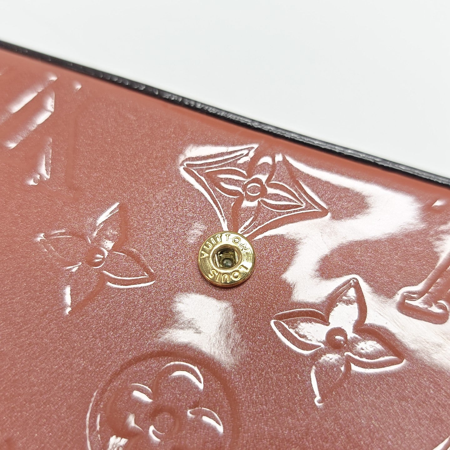 FÉLICIE Monogram Patent Leather Pink