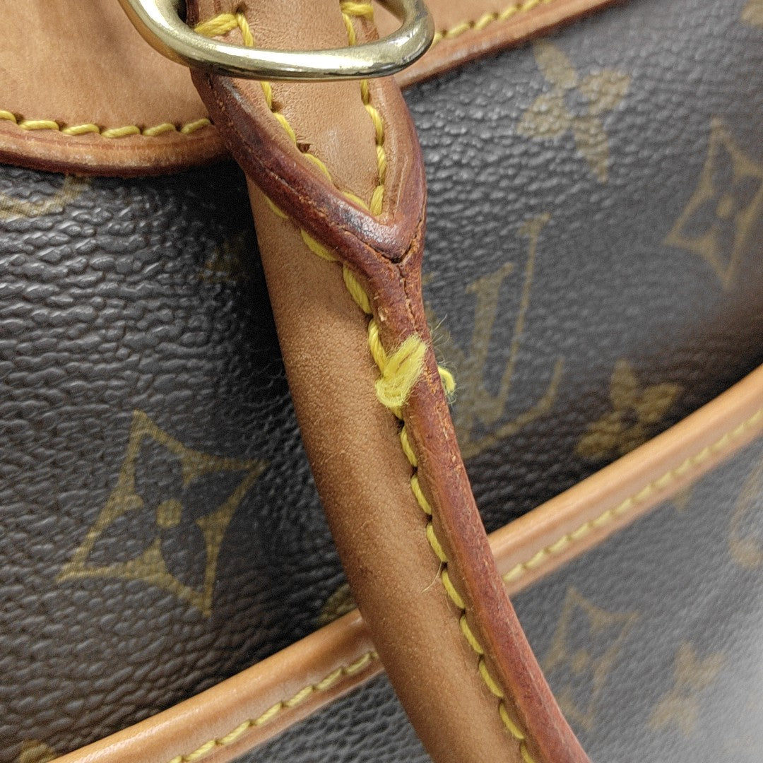 DEAUVILLE Monogram Coated Canvas Brown