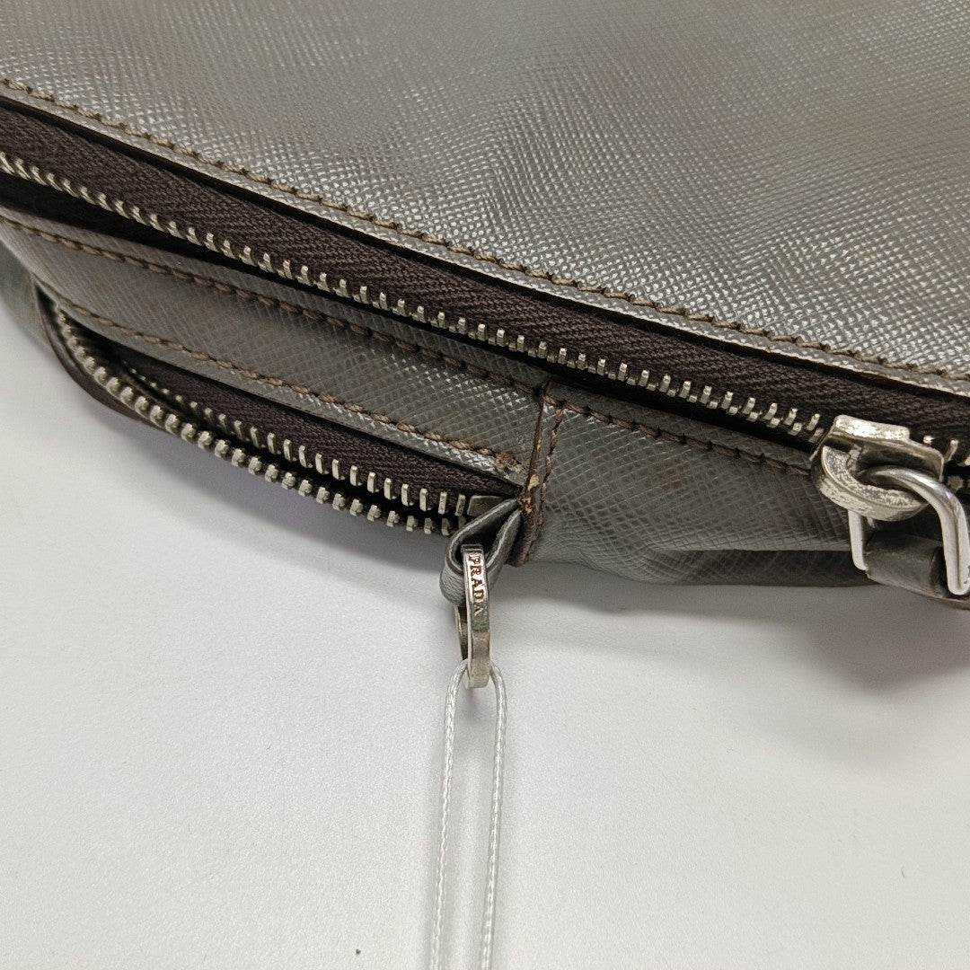 Calfskin Clutch Gray