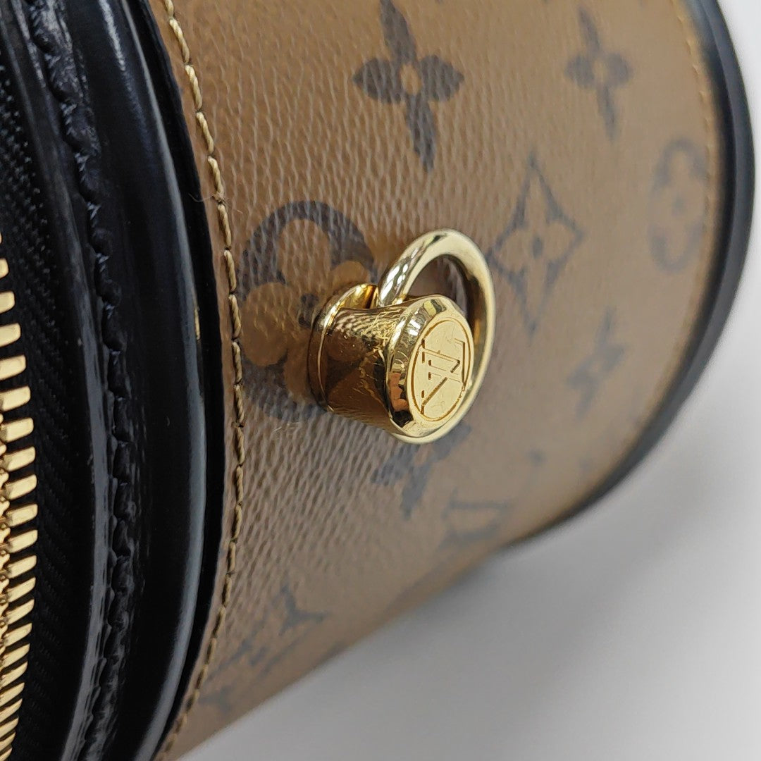CANNES PM Monogram Coated Canvas Brown