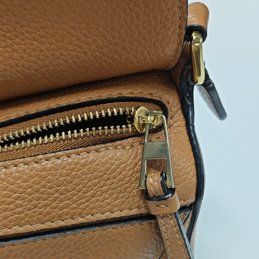 Puzzle Mini Calfskin Brown