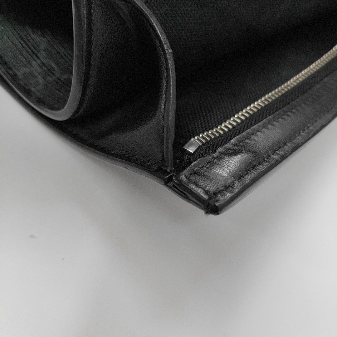 GG Supreme Monogram Coated Canvas Gray