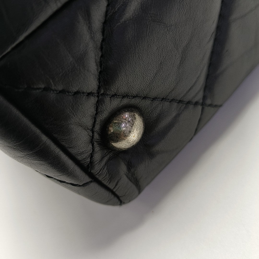 2.55 Quilted Calfskin Black