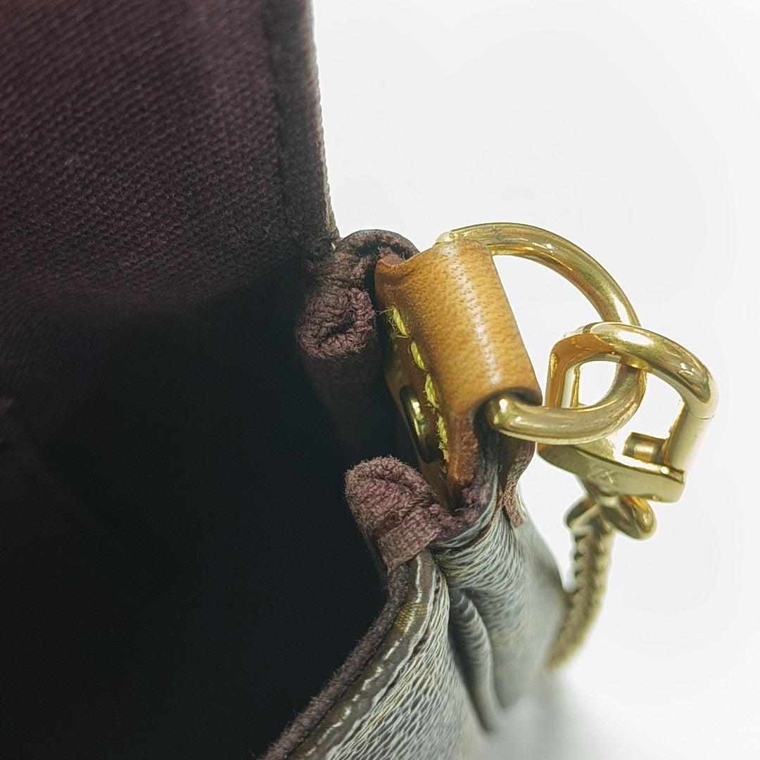 FAVORITE PM Monogram Coated Canvas Brown