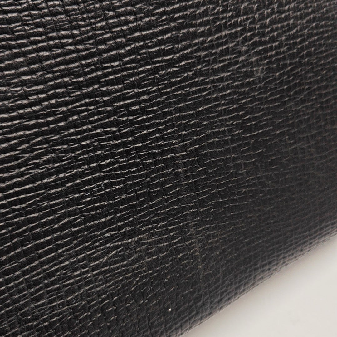 Calfskin Top Handle Bag Black