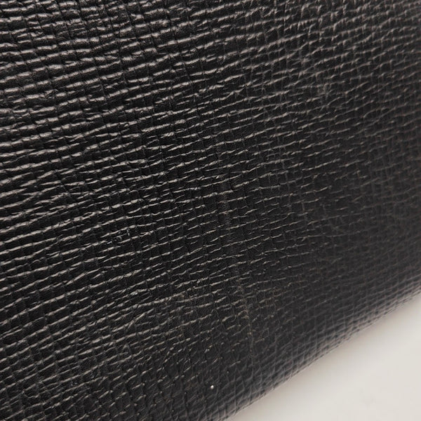 Calfskin Top Handle Bag Black
