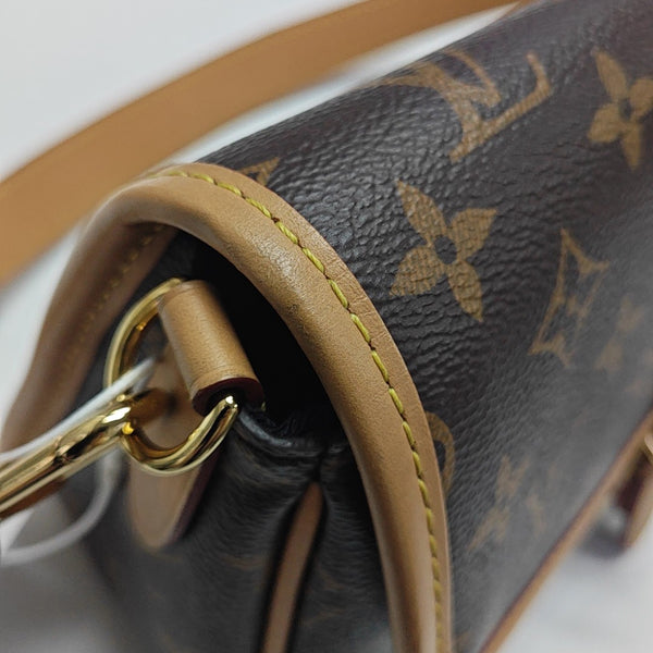 DIANE Monogram Coated Canvas Brown