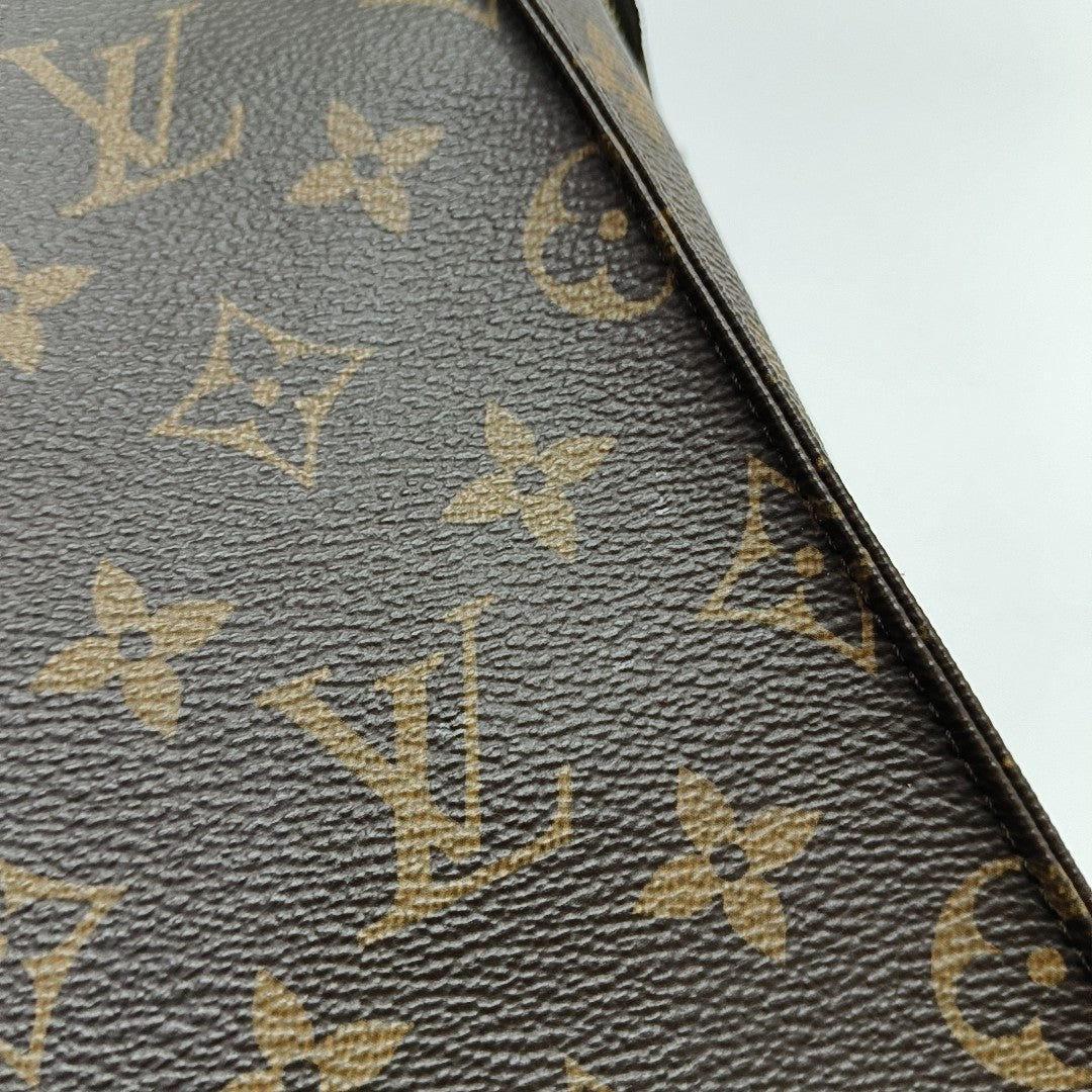 TOILET POCKET 26 Monogram Coated Canvas Brown
