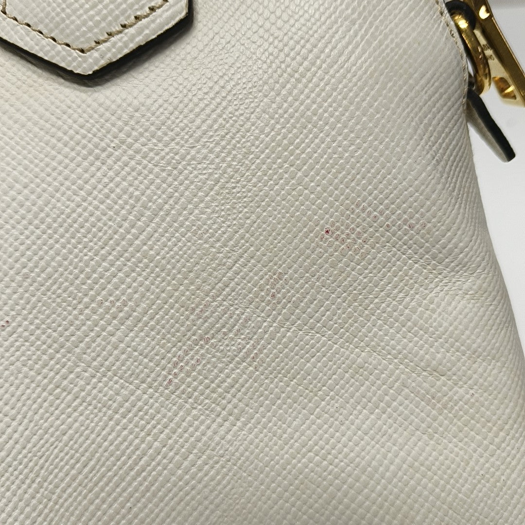 Promenade Saffiano Calfskin White