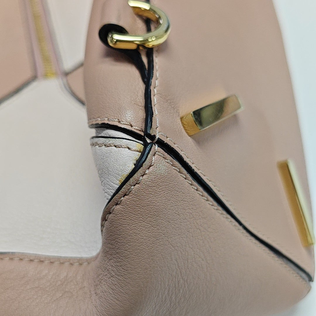 Puzzle Medium Calfskin Pink
