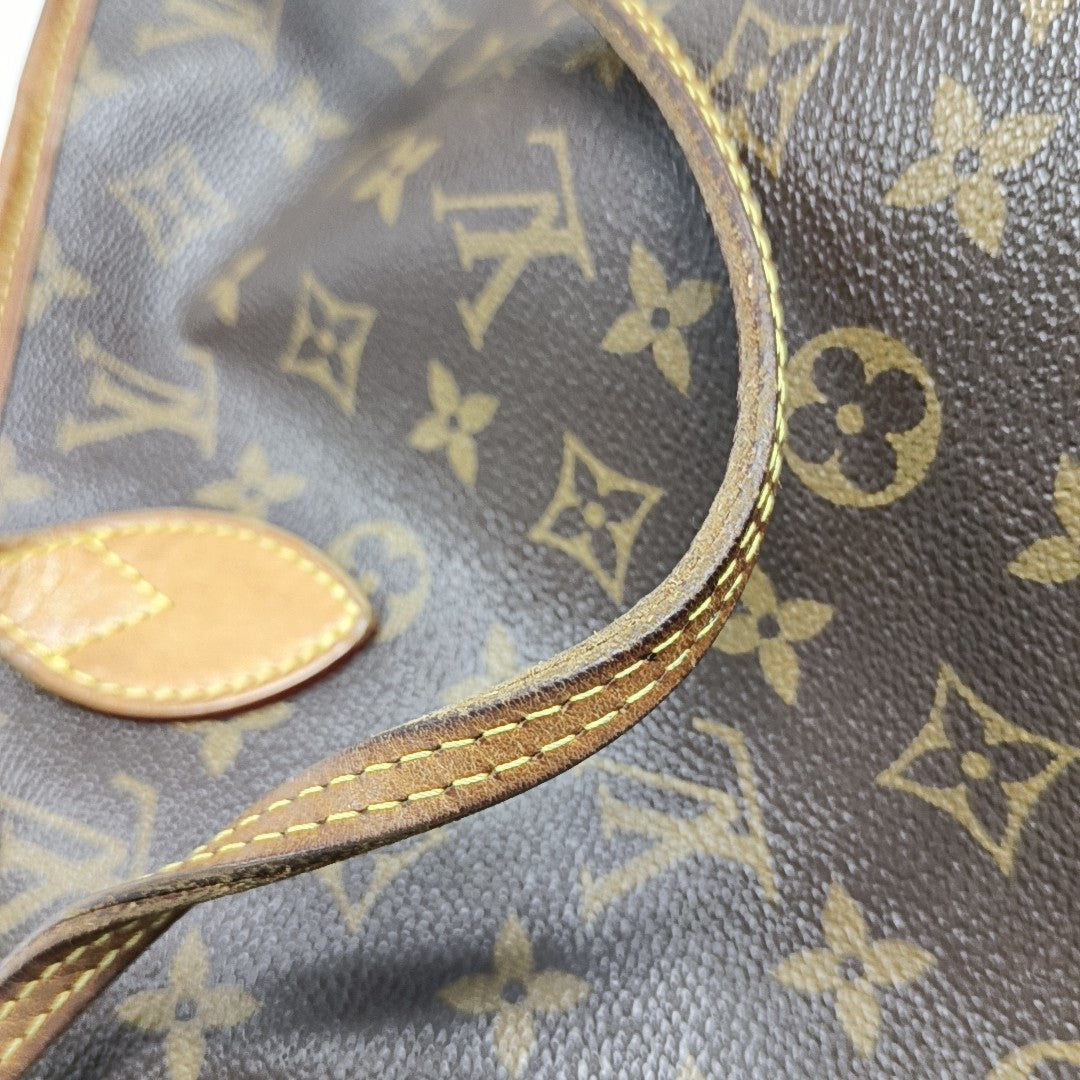 NEVERFULL MM Monogram Coated Canvas Brown