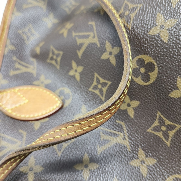 NEVERFULL MM Monogram Coated Canvas Brown