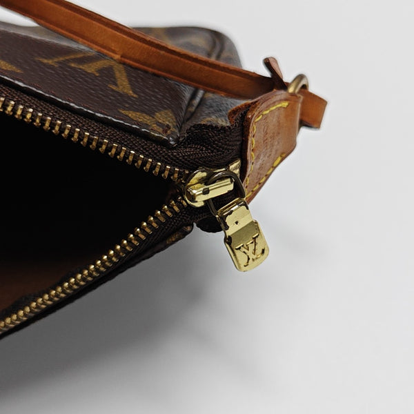 ACCESSOIRES Monogram Coated Canvas Brown