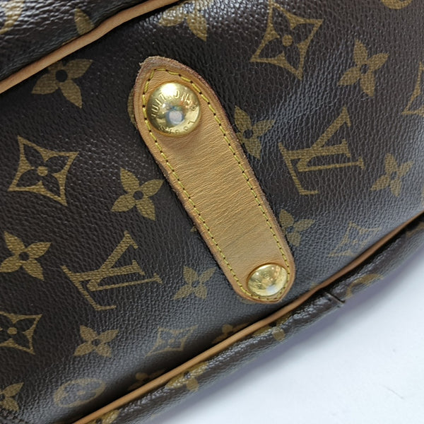 GALLIERA GM Monogram Coated Canvas Brown