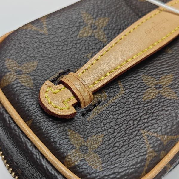 NICE Super Mini Monogram Coated Canvas Brown