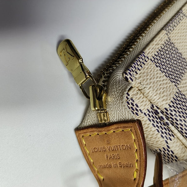 ACCESSOIRES GM Damier Azur Coated Canvas White