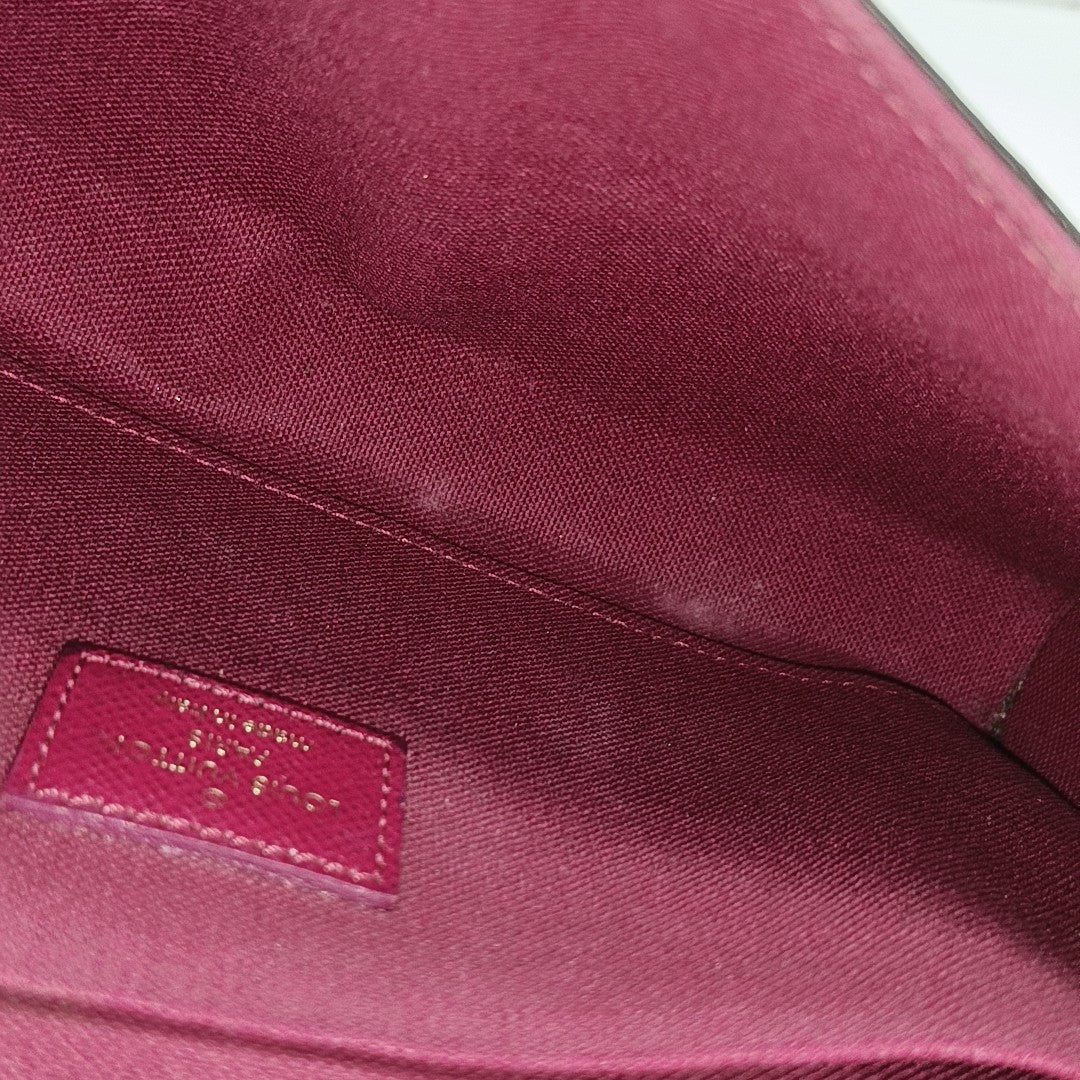 FÉLICIE Monogram Coated Canvas Brown
