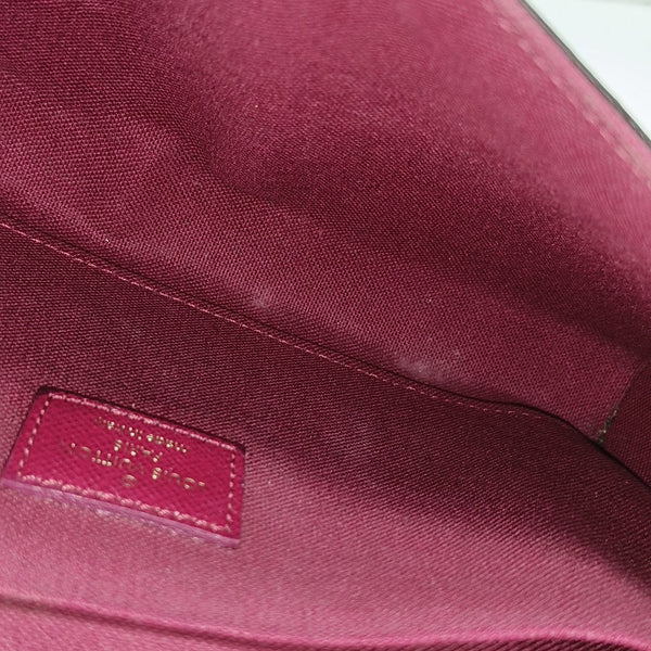 FÉLICIE Monogram Coated Canvas Brown