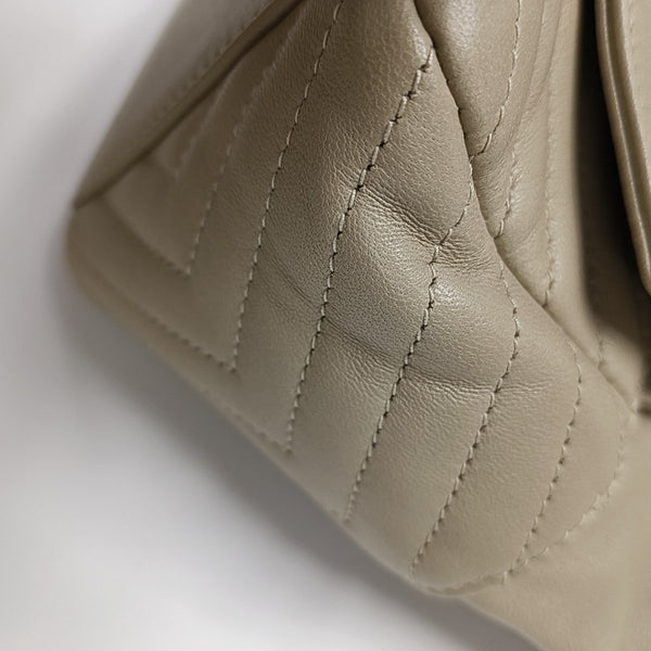 JOE Mini Chevron Lambskin Beige