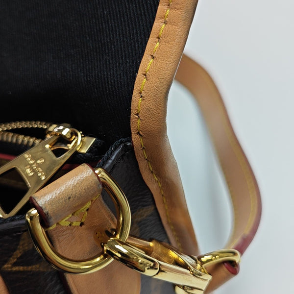 DIANE Monogram Coated Canvas Brown