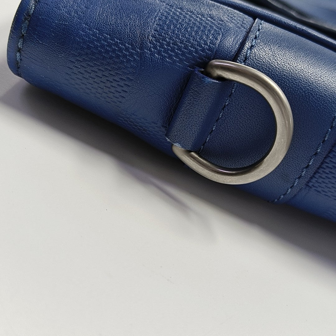 TADAO PM Damier Calfskin Blue