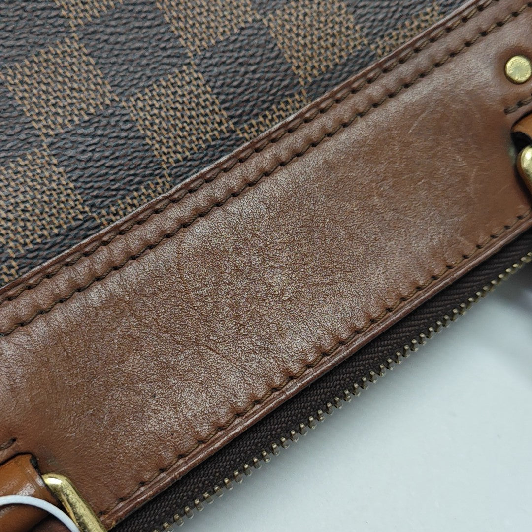 GREENWICH PM Damier Ebene Coated Canvas Brown