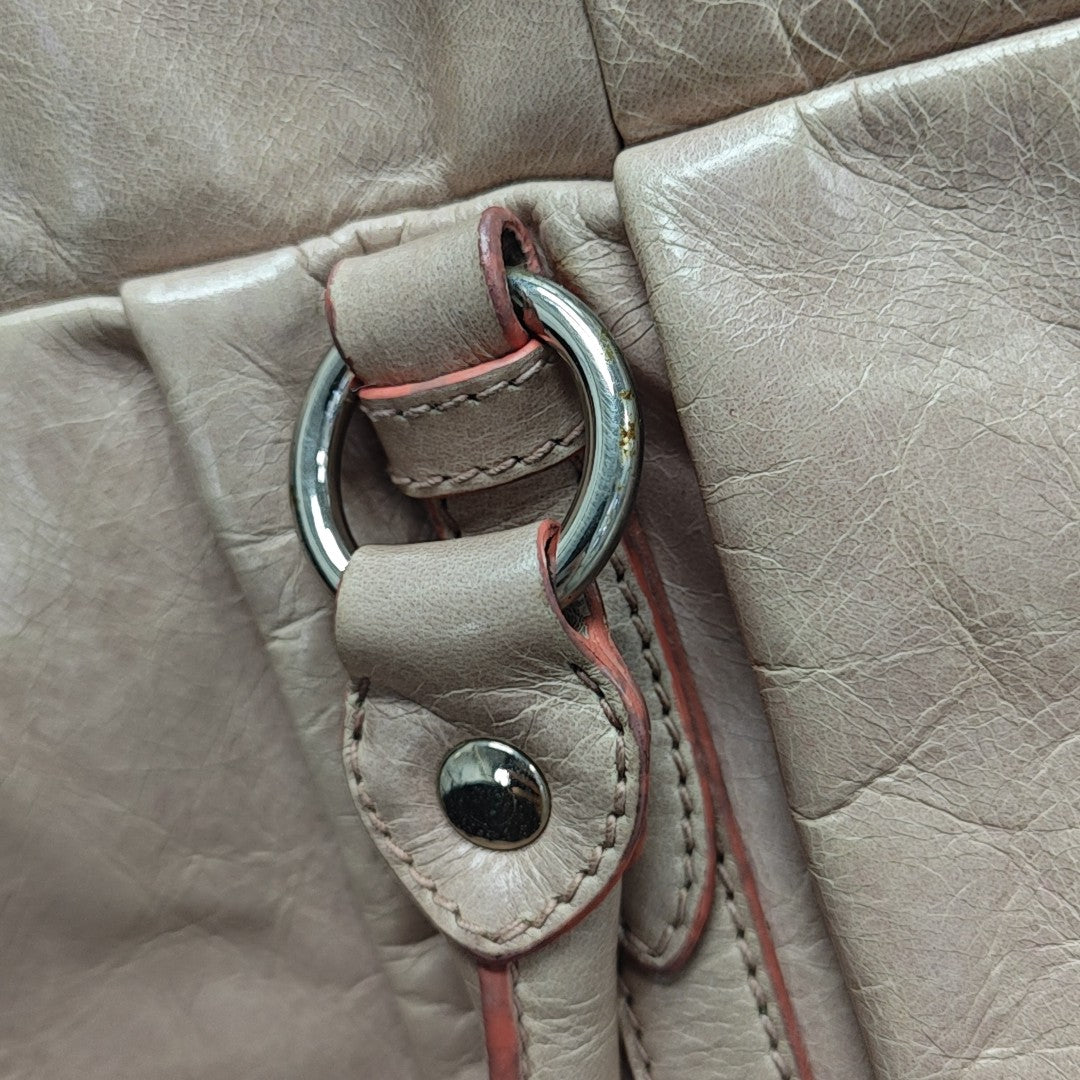 Calfskin Tote Bag Pink