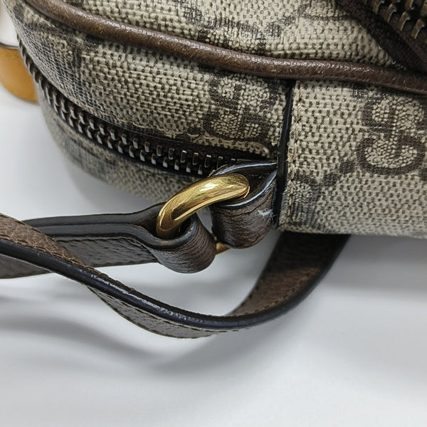 Neo Vintage Mini Monogram Coated Canvas Brown