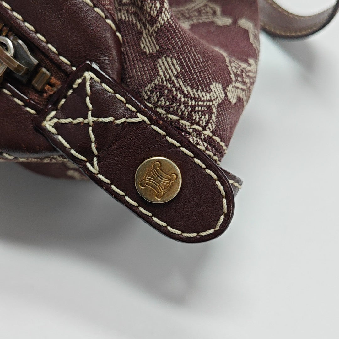 Canvas Top Handle Bag Purple