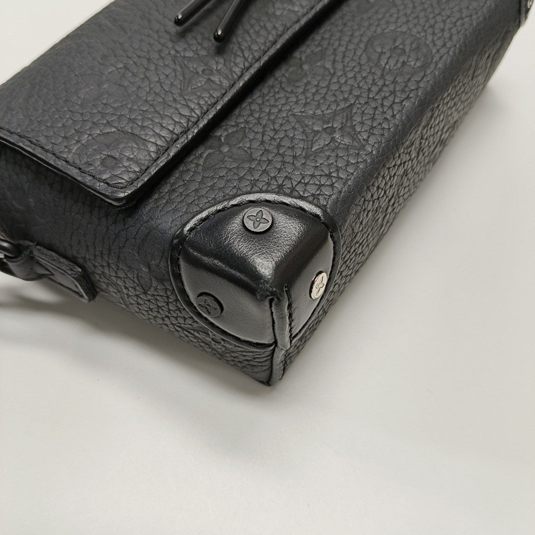 SOFT TRUNK Mini Monogram Calfskin Black