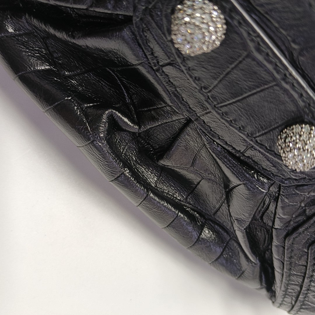 Le Cagole Small Calfskin Black