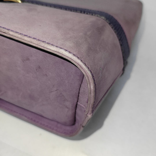 Suede Shoulder Bag Purple