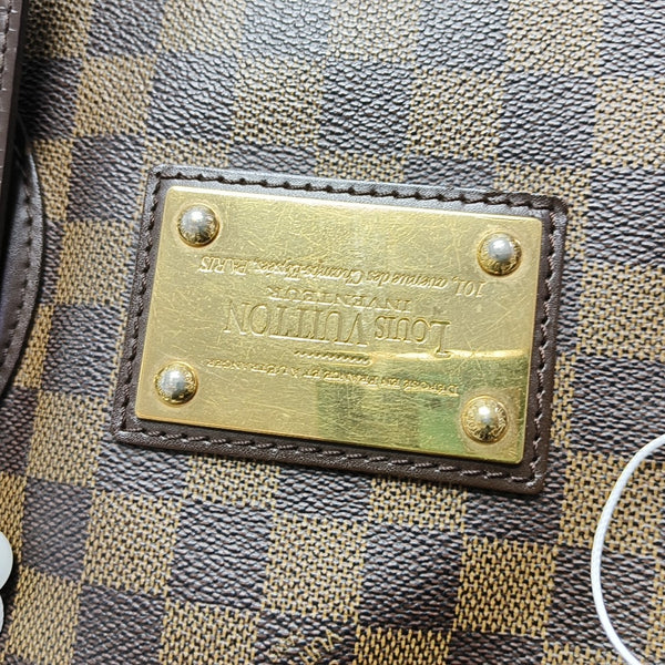 HAMPSTEAD MM Damier Ebene Coated Canvas Brown