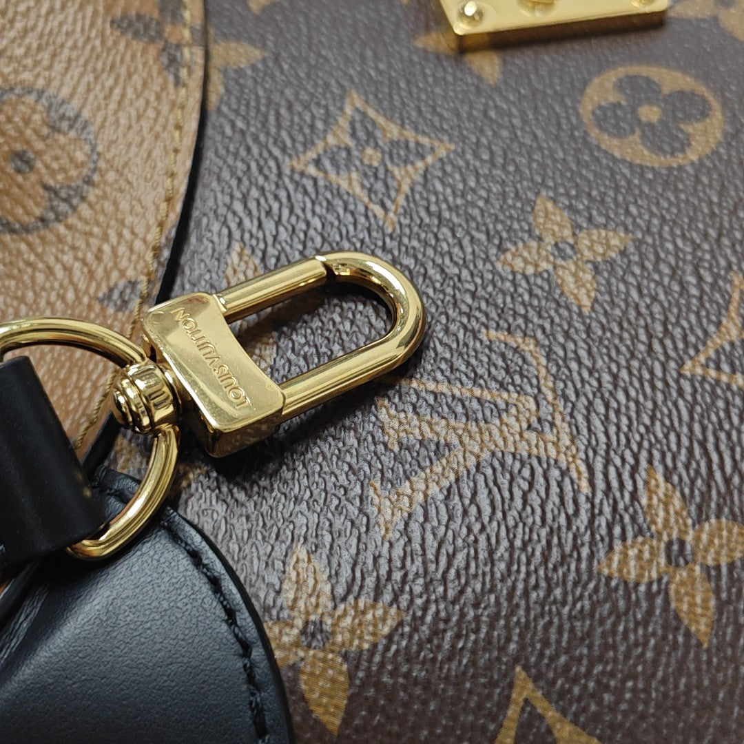 TWINNY Monogram Coated Canvas Brown