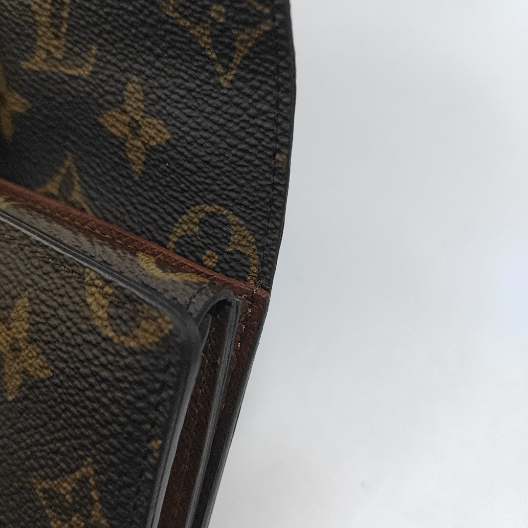 ROSALIE Monogram Coated Canvas Brown Wallet