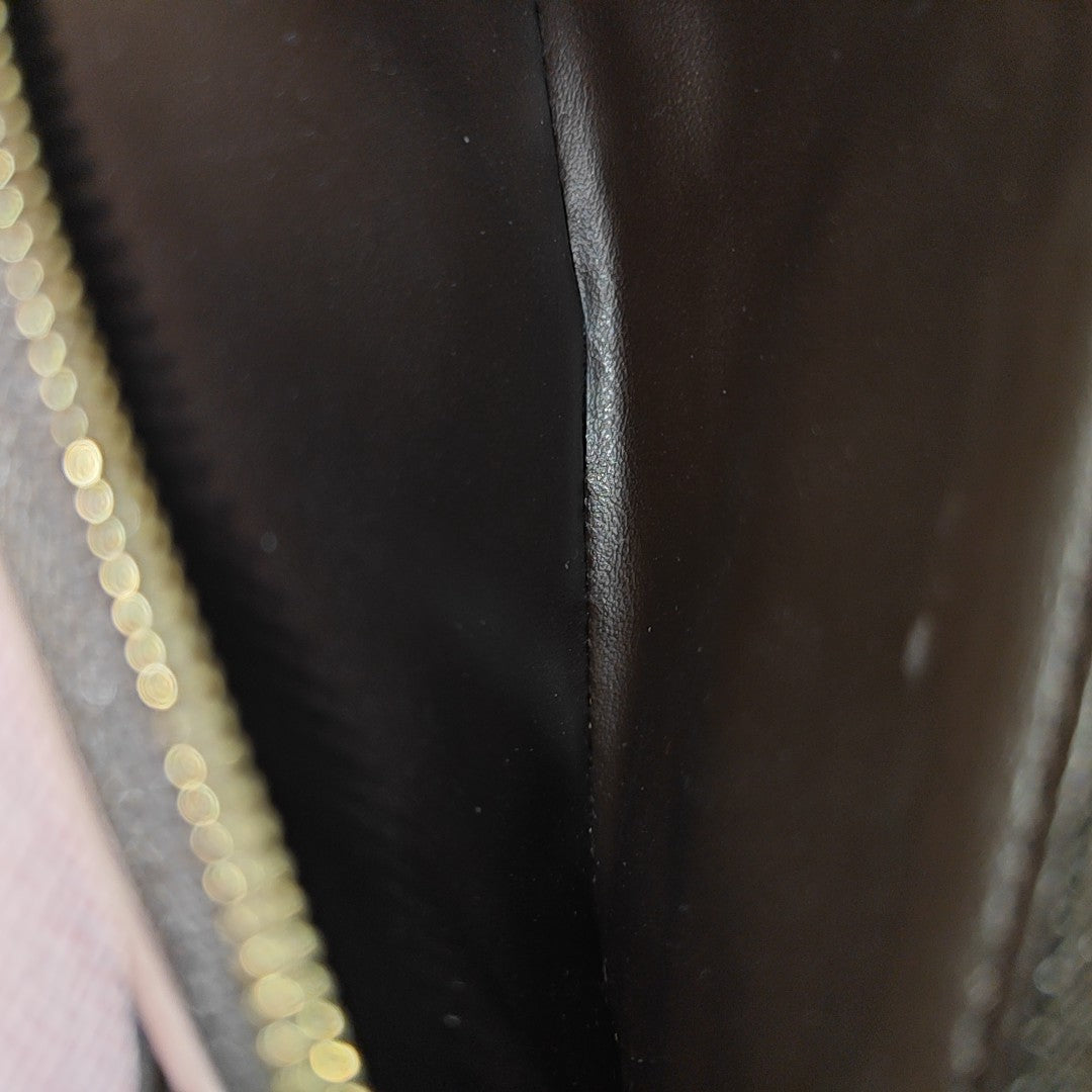 EMILIE Monogram Coated Canvas Brown