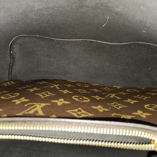 NÉONOÉ MM Monogram Coated Canvas Brown