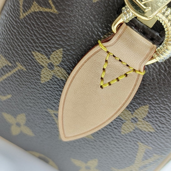 SPEEDY 20 Monogram Coated Canvas Brown
