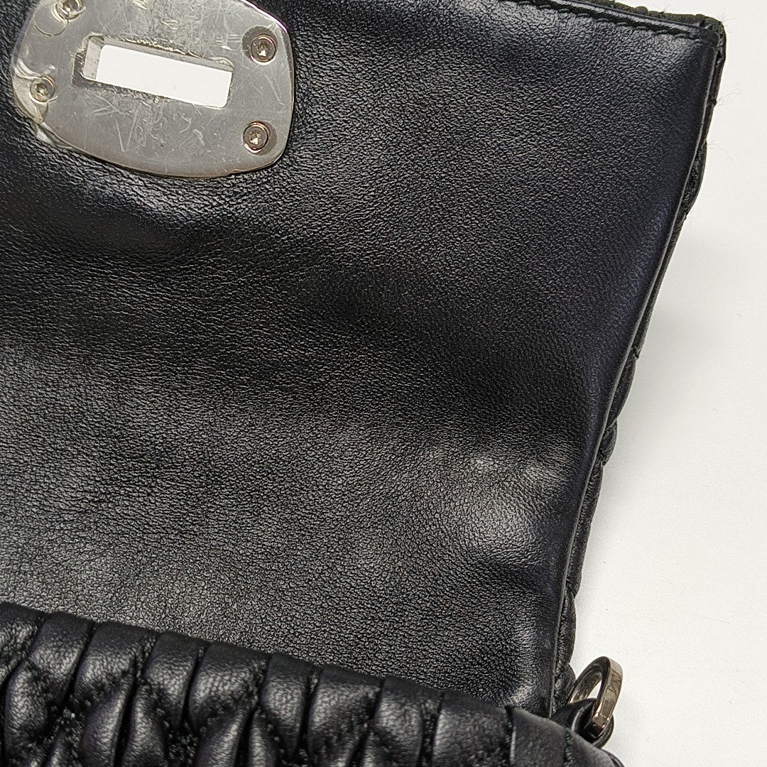 Crystal Mini Lambskin Black