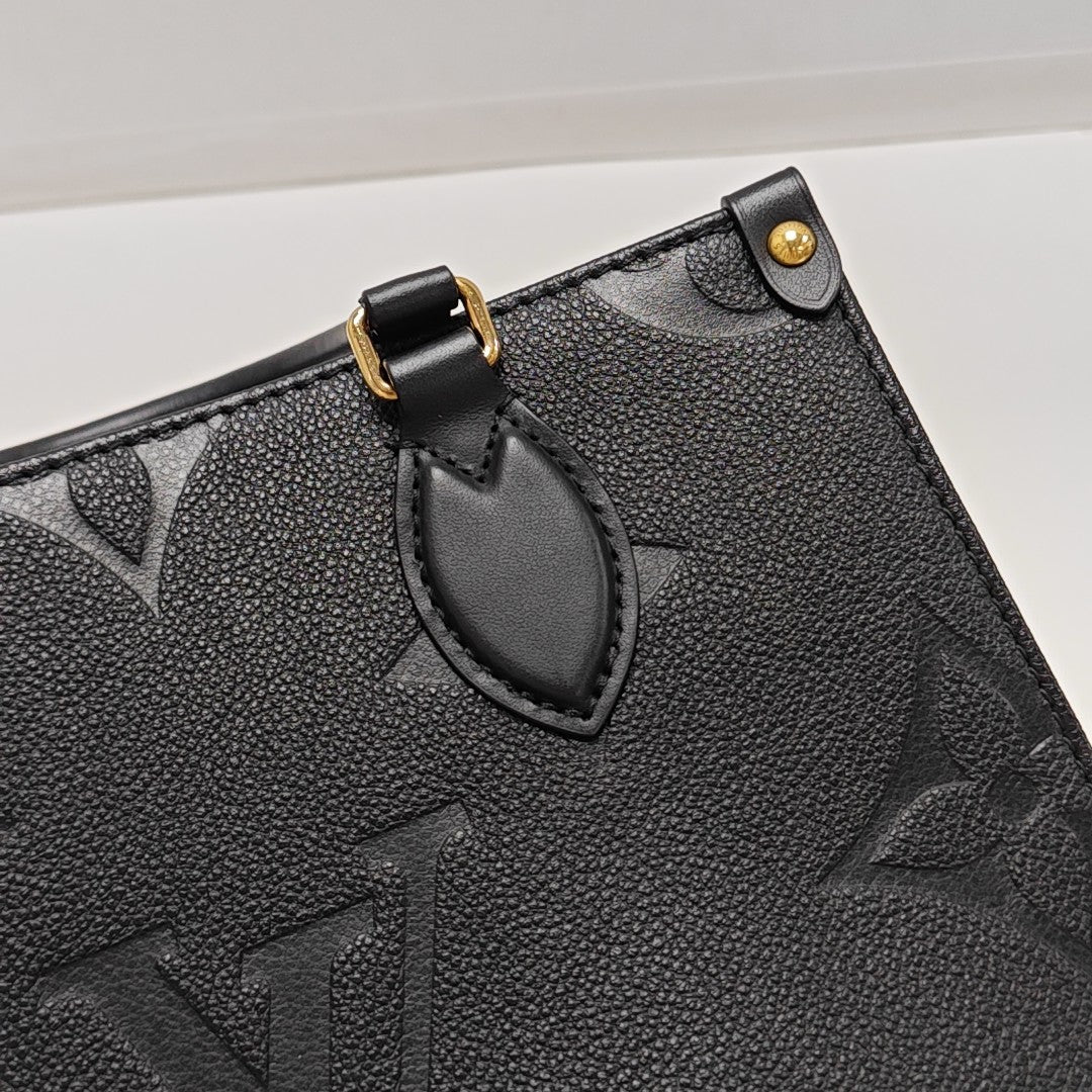ONTHEGO PM Monogram Calfskin Black