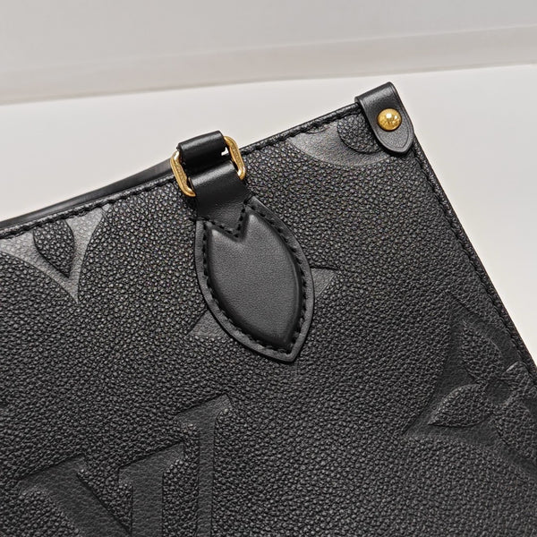 ONTHEGO PM Monogram Calfskin Black