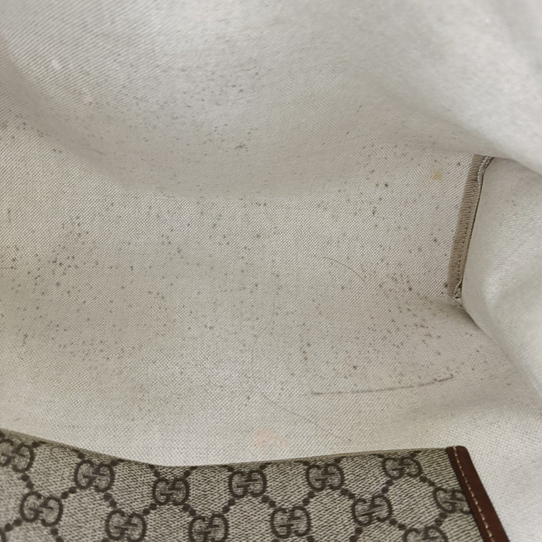 Monogram Coated Canvas Tote Bag Beige