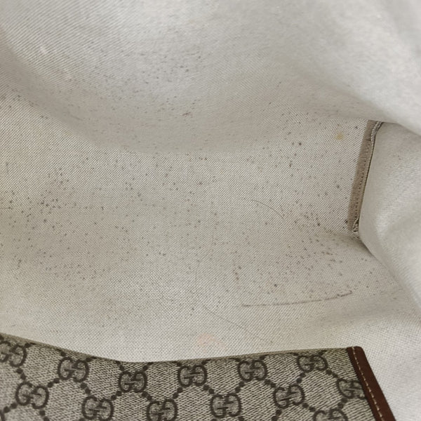Monogram Coated Canvas Tote Bag Beige