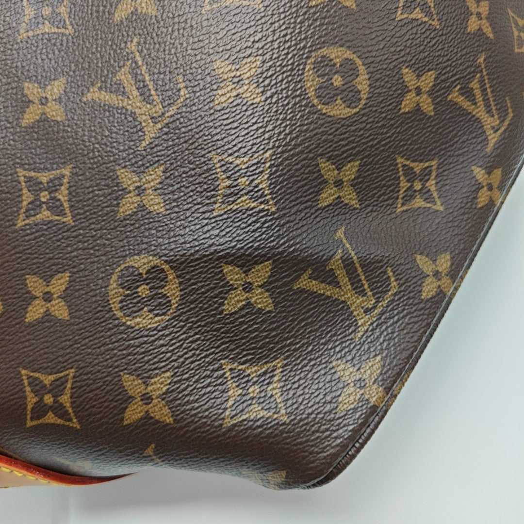 ALL IN GM Monogram Coated Canvas Brown